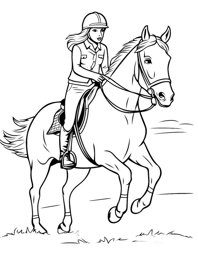 Kentucky Derby Coloring Pages Free