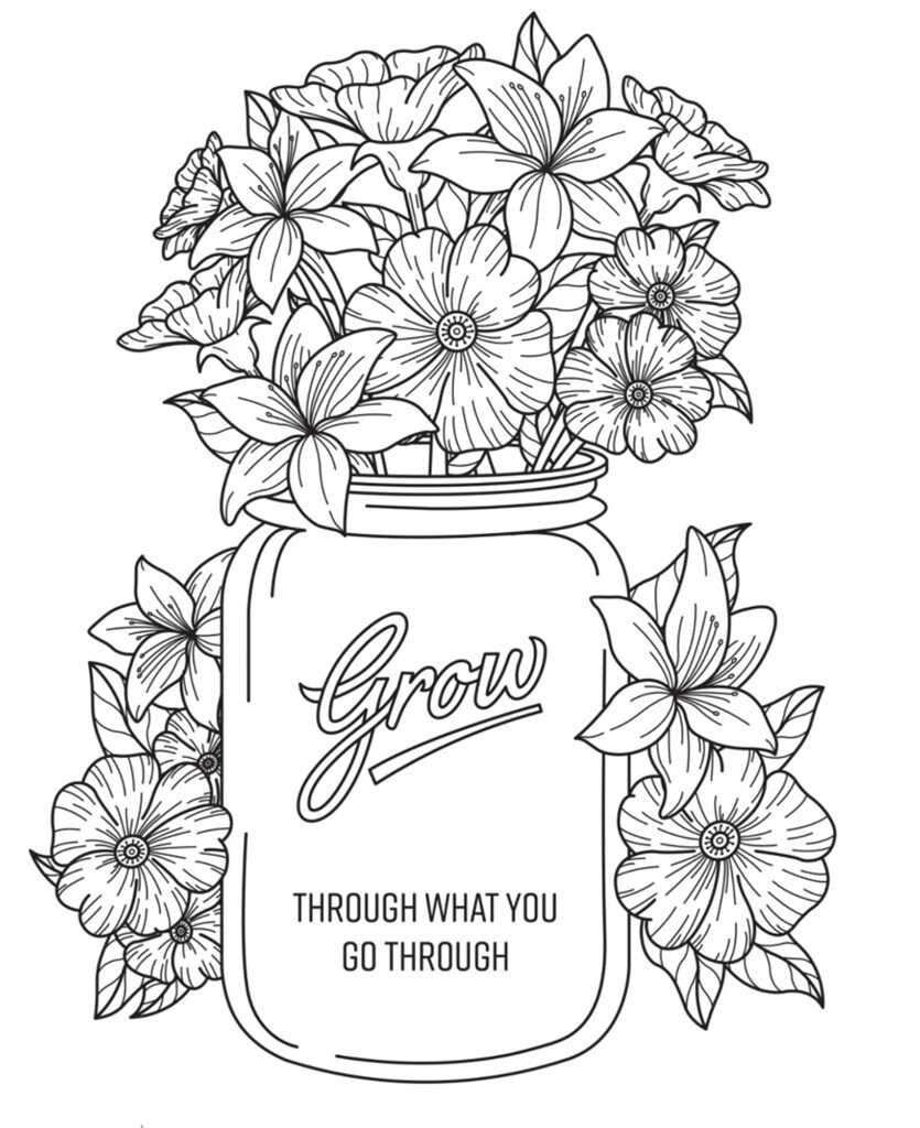 Mental Health Coloring Pages